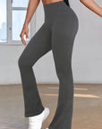 Tummy control flared pants High-waisted flared trousers Slimming flare leg pants Flare yoga pants with control panel Figure-flattering bell bottom pants Waist-shaping flared trousers Stretchy flare leg pants with tummy control Flare pants for women Bootcut pants with slimming effect Flare leggings with shaping waistband