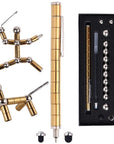 A hands-on toy pen with magnets for crafting shapes and fostering creativity.