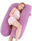 U-shape pillow offering ergonomic full-body support, ideal for side sleepers, pregnant women, and those seeking relief from back pain, crafted with soft, high-quality materials for ultimate comfort.