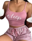 Women's Print Pajama Set: Adorable