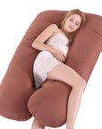 U-shape pillow offering ergonomic full-body support, ideal for side sleepers, pregnant women, and those seeking relief from back pain, crafted with soft, high-quality materials for ultimate comfort.