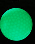 LED golf ball with flashing lights, made from durable Dupont Sarin material. Ideal for nighttime golf, featuring a 42.6mm size and 45-gram weight for high visibility and easy tracking in low-light conditions
