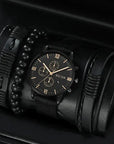 Luxury Men’s Business Watch Set – Professional, Minimalist & Waterproof Timepieces