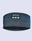 A pink Bluetooth music headband designed as a wireless eye mask, featuring hands-free calling, voice control, and stereo sound. Ideal for running, relaxing, or sleeping, offering a comfortable, head-mounted fit with Bluetooth 5.0 connectivity.
