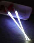 LED Chopsticks, Lightsaber Utensils, Geeky Tableware, Futuristic Star Wars Chopsticks, Illuminated Dining, Sci-Fi Kitchenware, Glow-in-the-Dark Chopsticks