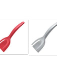 2 In 1 Grip And Flip Tongs Egg Spatula Tongs Clamp Pancake Fried Egg French Toast Omelet Overturned Kitchen Accessories