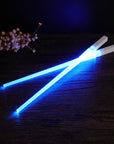 LED Chopsticks, Lightsaber Utensils, Geeky Tableware, Futuristic Star Wars Chopsticks, Illuminated Dining, Sci-Fi Kitchenware, Glow-in-the-Dark Chopsticks