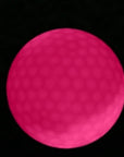 LED golf ball with flashing lights, made from durable Dupont Sarin material. Ideal for nighttime golf, featuring a 42.6mm size and 45-gram weight for high visibility and easy tracking in low-light conditions