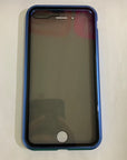 Magnetic privacy case for iPhone 13 Pro Max with anti-peep protection. Made with a metal frame and tempered glass, this phone case offers secure screen privacy and magnetic suction for easy attachment.