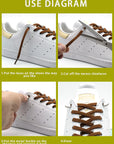 Magnetic QuickFit Elastic Shoelaces providing a slip-on lacing system for effortless wear during physical activities.