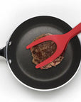 2 In 1 Grip And Flip Tongs Egg Spatula Tongs Clamp Pancake Fried Egg French Toast Omelet Overturned Kitchen Accessories