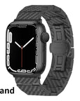 Carbon Fiber Watch Band – Premium Luxury Upgrade for Apple & Sports Watches