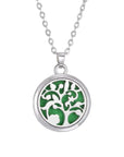 Aromatherapy necklace Tree of life pendant Essential oil diffuser necklace Nature-inspired jewelry Aromatherapy jewelry Stylish wellness accessory Essential oil necklace Tranquility pendant Relaxation jewelry Aromatherapy diffuser pendant