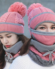 Plus velvet thick bib mask made with soft velvet and plush fabric for maximum warmth and comfort in cold weather.