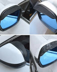 Car Rearview Mirror Carbon Fiber Rain Cover