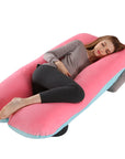 U-shape pillow offering ergonomic full-body support, ideal for side sleepers, pregnant women, and those seeking relief from back pain, crafted with soft, high-quality materials for ultimate comfort.