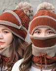 Plus velvet thick bib mask made with soft velvet and plush fabric for maximum warmth and comfort in cold weather.