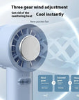 Best Portable Fan – Lightweight handheld fan with turbo speed and ice-cooling function for all-day comfort.