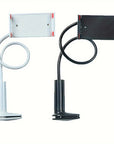 Universal 360 rotating lazy tablet phone holder stand with multi-angle adjustment and spiral base. Ideal for hands-free viewing of phones and tablets at various heights and angles