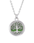 Aromatherapy necklace Tree of life pendant Essential oil diffuser necklace Nature-inspired jewelry Aromatherapy jewelry Stylish wellness accessory Essential oil necklace Tranquility pendant Relaxation jewelry Aromatherapy diffuser pendant