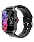 VPSTAY waterproof smart watch with 1.83'' touch screen, fitness tracking, and compatibility with iPhone and Android.