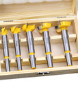 Wood hole drill bit, wood hole opener, and hole opener for precise and clean drilling in wood, plastic, and gypsum board for woodworking and DIY projects.
