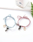 Natural Stone Beads Couple Magnetic Bracelets for Long Distance Relationship | Matching Love Energy & Healing Jewelry