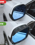 Car Rearview Mirror Carbon Fiber Rain Cover