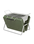 Portable Camping BBQ Folding Cooking Charcoal Coal Stainless Steel Grill