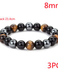 Tiger Eye Stone Bracelet Natural Stone Bracelet