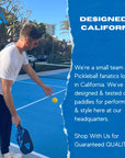 Fiberflex Pickleball Paddle Set, 2 Paddles, 4 Balls, 2 Overgrip Tapes, 2 Cooling Towels and Pickleball Bag