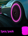 Fluorescent Night Glowing Valve Caps