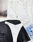 Brazilian swimwear set Flattering bikini set Brazilian-cut bikini bottom Stylish bikini top High-quality swimwear ensemble Beach-ready swimwear set Poolside fashion statement Curve-accentuating swim set Summer-ready bikini set Confidence-boosting swimwear outfit
