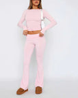 Solid Flare Pants