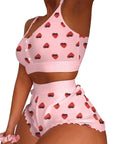 Women's Print Pajama Set: Adorable