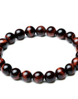 Vintage Style 8mm Red Tiger Eye Bracelet Anti-fatigue
