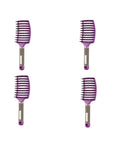 Hairbrush Anti Klit Brushy Haarborstel Women Detangler Hair Brush Bristle Nylon Scalp Massage Teaser Hair Brush Comb