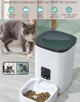 Pet Feeder,6L Automatic Pet Feeder for Cats and Dogs,1080P Camera, Voice with App Control