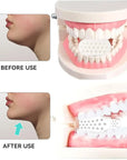Achieve a more toned and defined jawline with this facial fitness tool, designed for jawline sculpting, mewing, and jaw strength training using high-quality silicone.