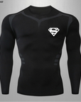 Superman Long Sleeve Compression Shirt – Ultimate Performance & Style