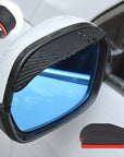 Car Rearview Mirror Carbon Fiber Rain Cover