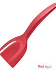 2 In 1 Grip And Flip Tongs Egg Spatula Tongs Clamp Pancake Fried Egg French Toast Omelet Overturned Kitchen Accessories