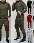 Men's Nike Tracksuit in Black with Slim Fit Design and Jogger Pants