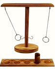 Ultimate Wooden Hook and Ring Combat Game Set Exciting IndoorOutdoor Party Game for Adults Families and Friends Perfect for Bars Holiday Gifts Halloween Parties and Social Gatherings