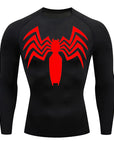 Venom Compression Shirt | Long Sleeve Superhero Workout Gear