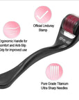 Titanium derma roller Microneedle roller Skin care tool Derma roller for face Micro-needle roller Facial rejuvenation roller Collagen induction therapy roller Skin needling roller Acne scar treatment roller Anti-aging derma roller