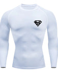 Superman Long Sleeve Compression Shirt – Ultimate Performance & Style