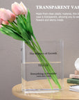 Transparent book vase Book-shaped vase Glass book vase Decorative book vase Novelty book vase Clear book-shaped vase Literary-inspired vase Unique book decor Transparent flower vase Home decor book vase