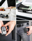 Luxury Carbon Fiber Card Holder - Slim Wallet for Men with RFID Blocking