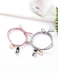 Natural Stone Beads Couple Magnetic Bracelets for Long Distance Relationship | Matching Love Energy & Healing Jewelry